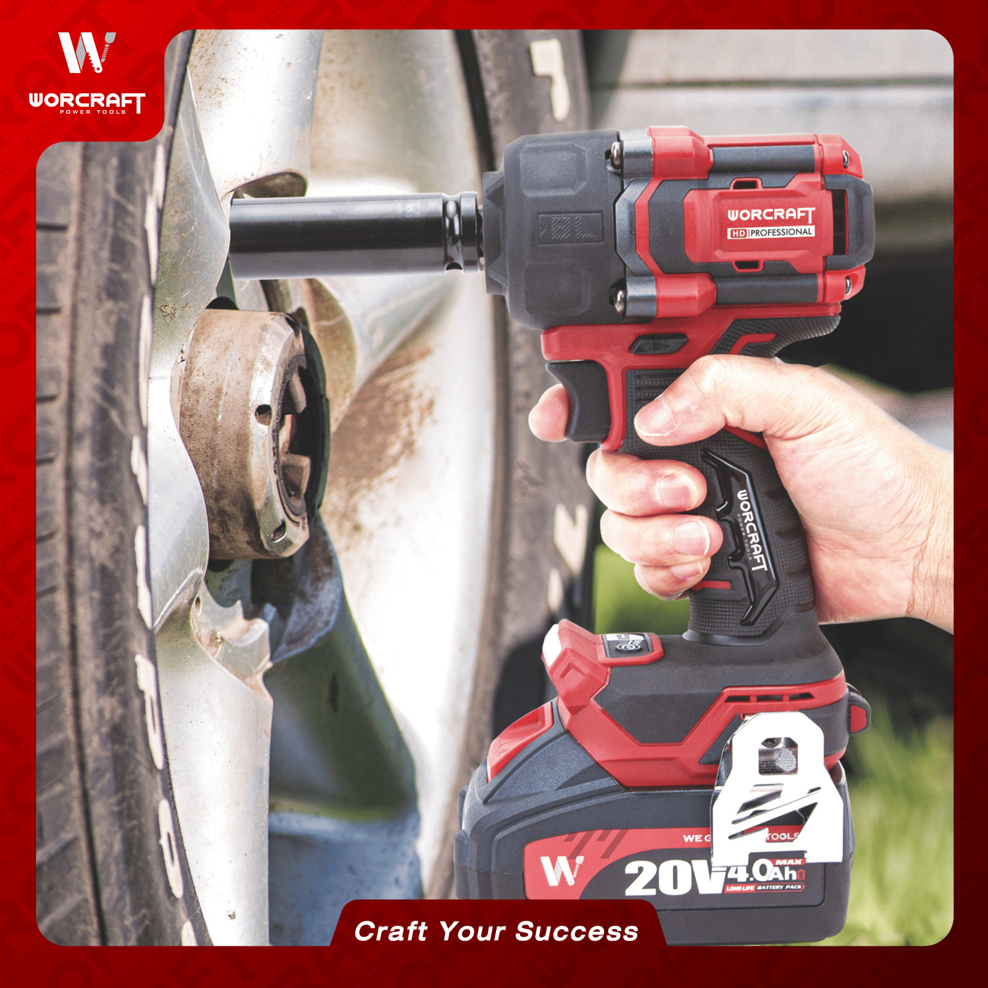บล็อกกระแทกไร้สาย WORCRAFT รุ่น CIW-S20LIBM-750 (พร้อมแบตเตอรี่และแท่นชาร์จ)_1
