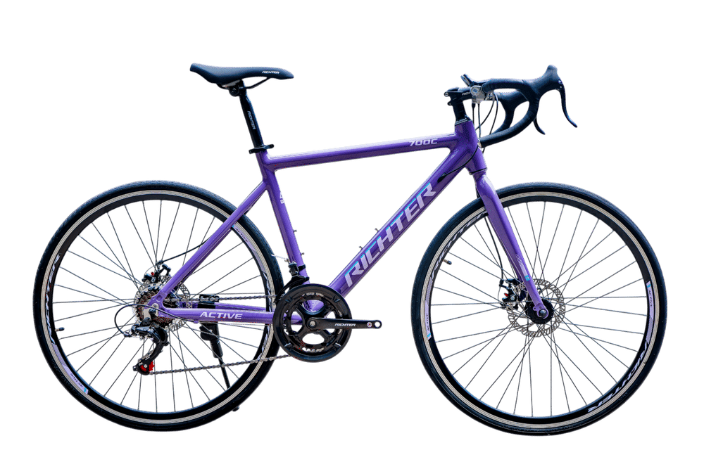 จักรยานเสือหมอบ RICHTER ACTIVE ขนาดวงล้อ 700C ไซส์ 46 สีม่วง