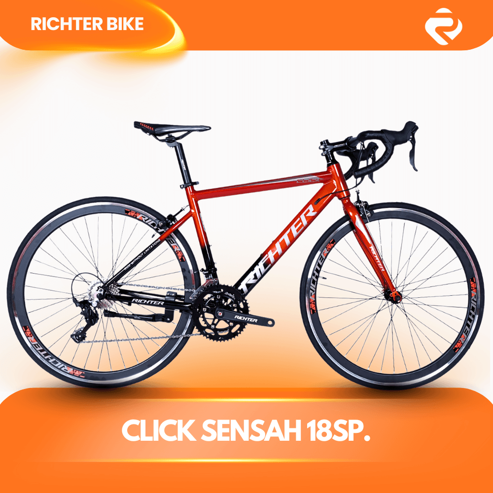 จักรยานเสือหมอบ RICHTER CLICK ขนาดวงล้อ 700C ไซส์ 48 สีส้ม_1