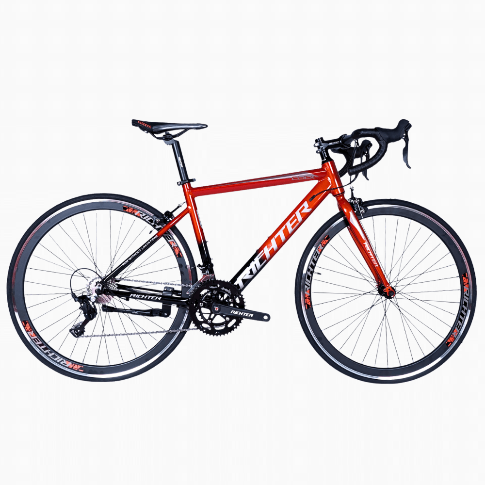 จักรยานเสือหมอบ RICHTER CLICK ขนาดวงล้อ 700C ไซส์ 48 สีส้ม_0