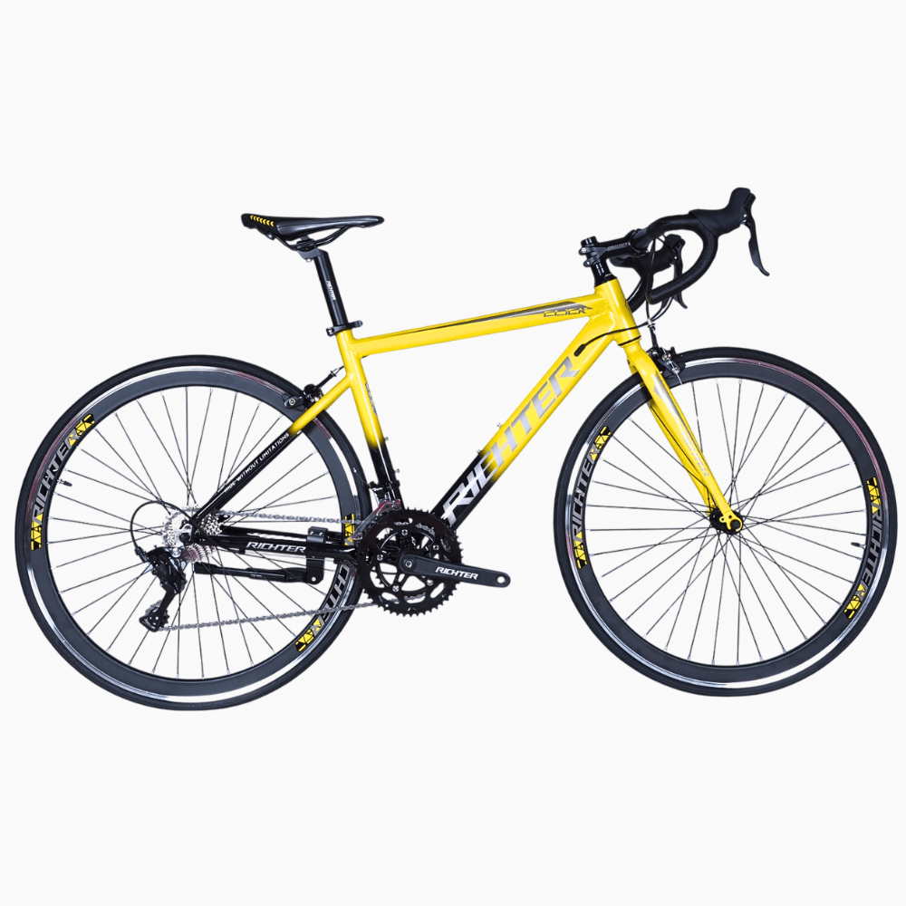 จักรยานเสือหมอบ RICHTER CLICK ขนาดวงล้อ 700C ไซส์ 46 สีเหลือง