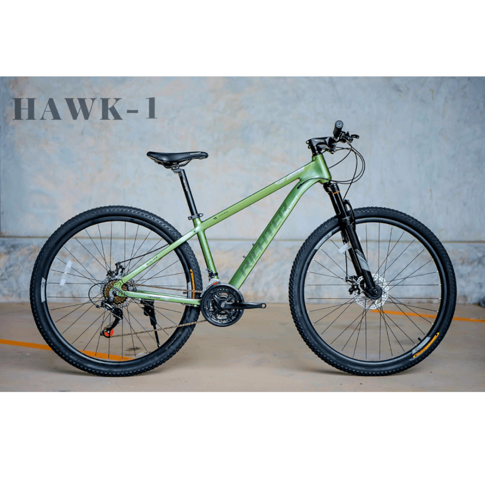 จักรยานเสือภูเขา RICHTER HAWK-1 ขนาดวงล้อ 27.5 นิ้ว ไซส์ 15.5 สีเขียว_1