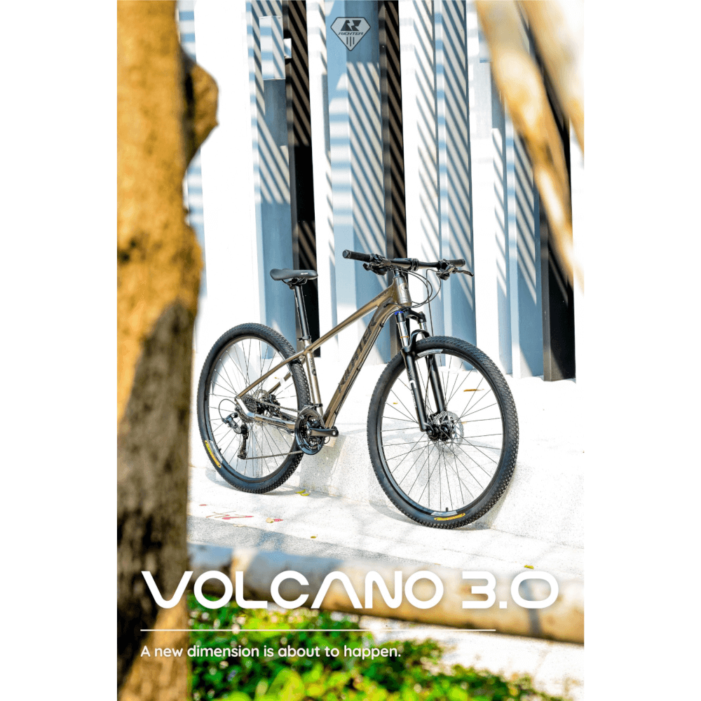 จักรยานเสือภูเขา RICHTER VOLCANO 3.0 ขนาดวงล้อ 29 นิ้ว ไซส์ 15.5 สีเงิน_1