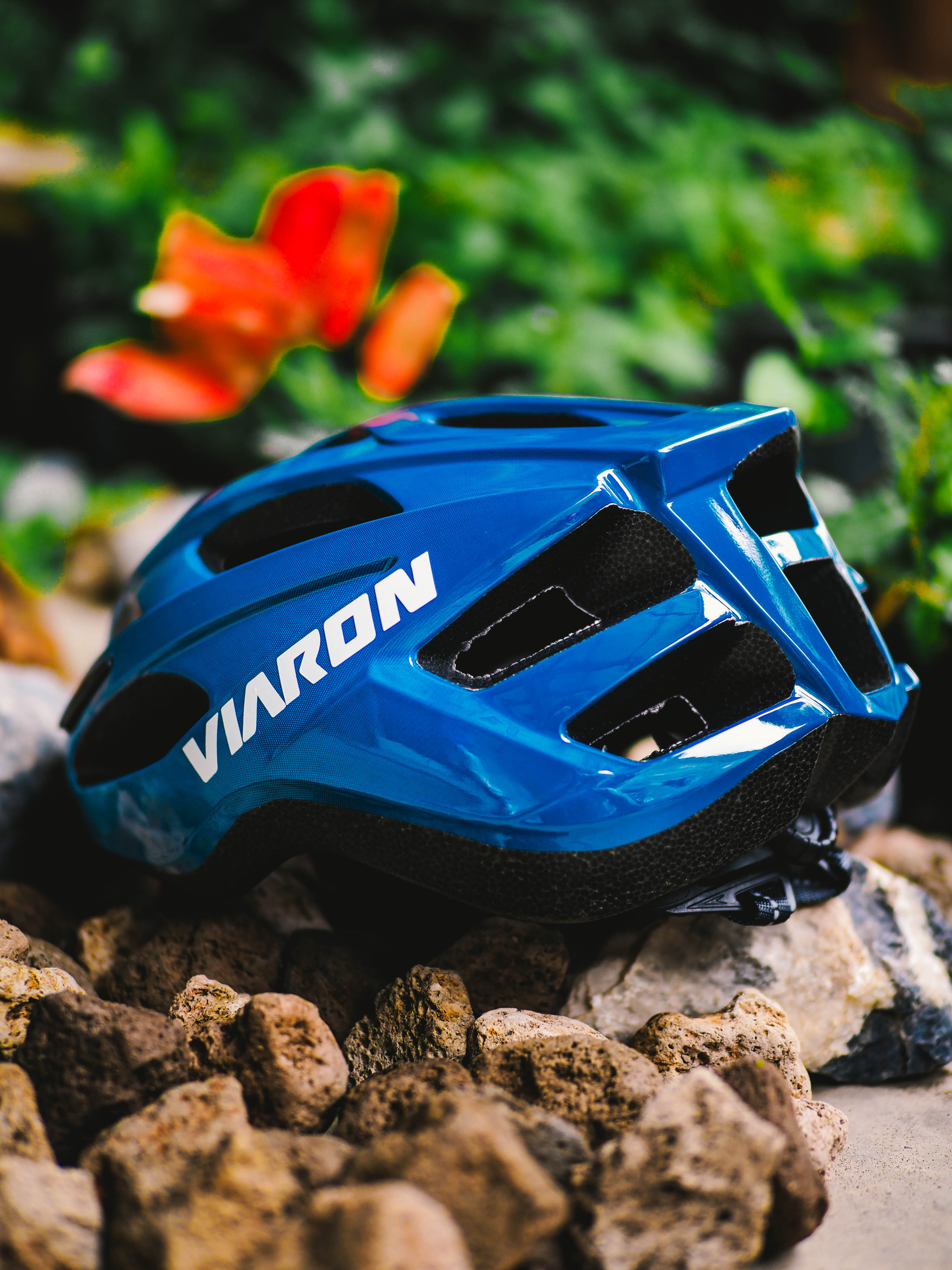 หมวกปั่นจักรยาน Viaron รุ่น V6 สีเทาฟ้า_4