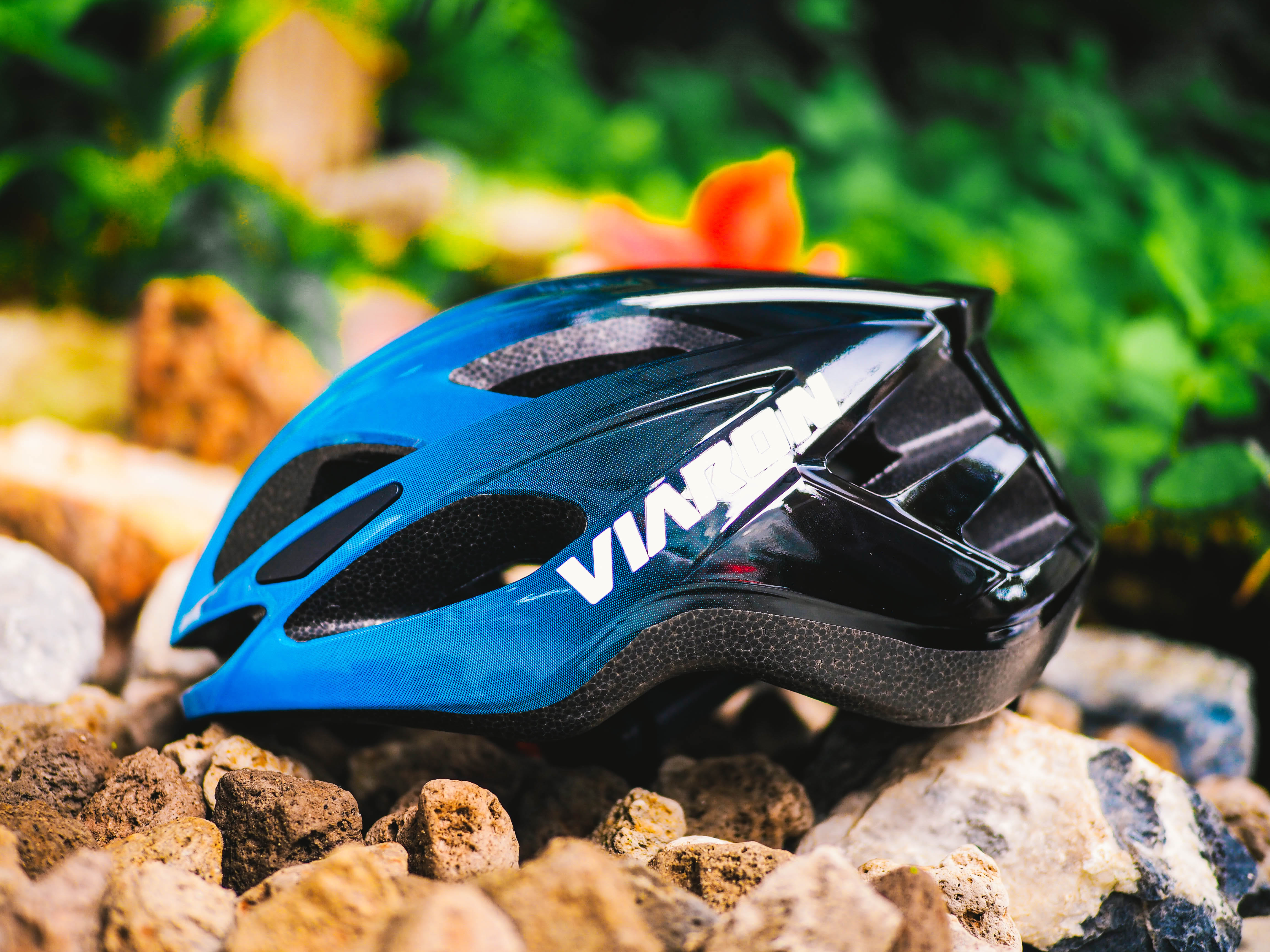 หมวกปั่นจักรยาน Viaron รุ่น V6 สีฟ้าดำ_5