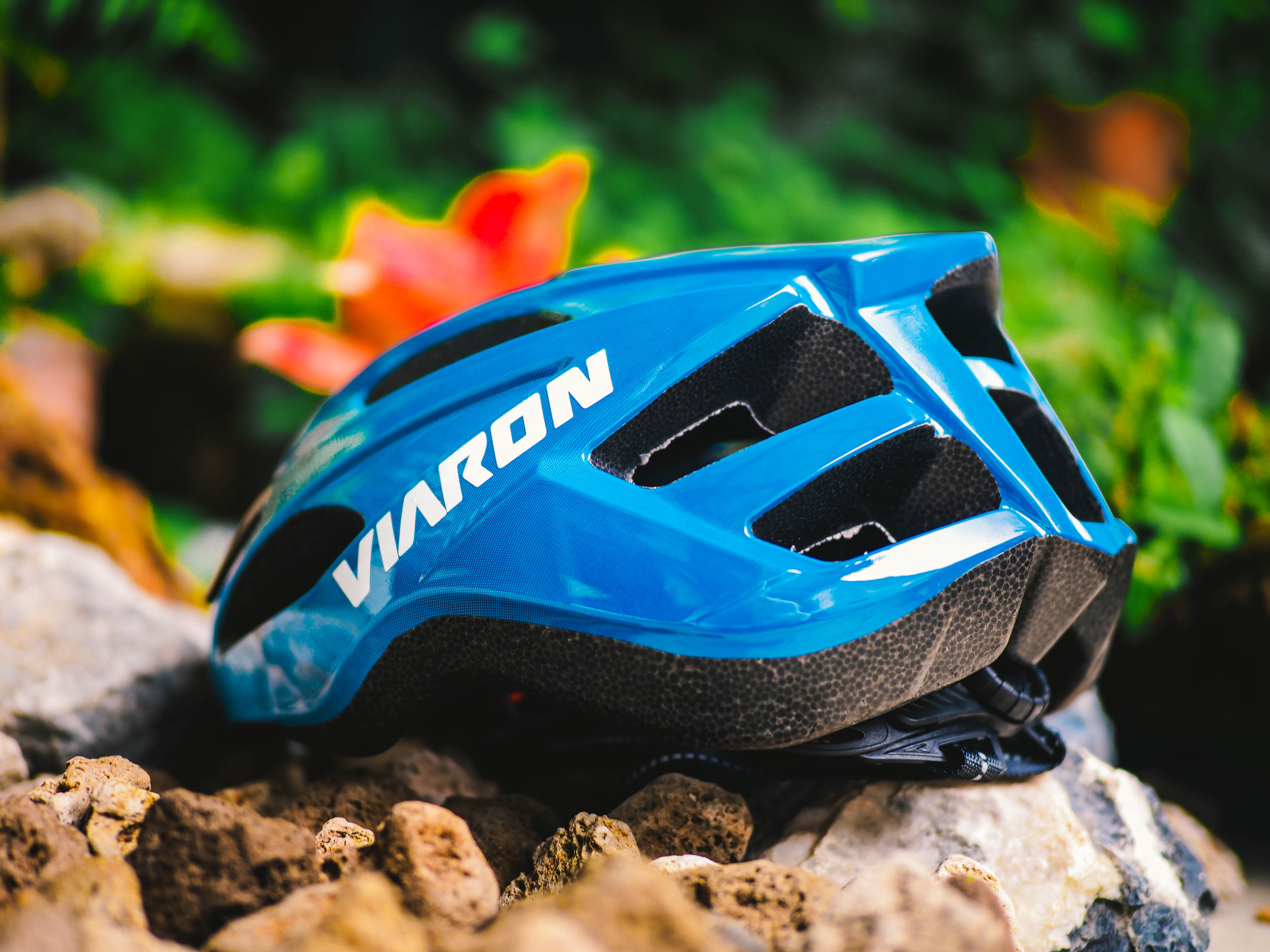 หมวกปั่นจักรยาน Viaron รุ่น V6 สีเทาฟ้า_5