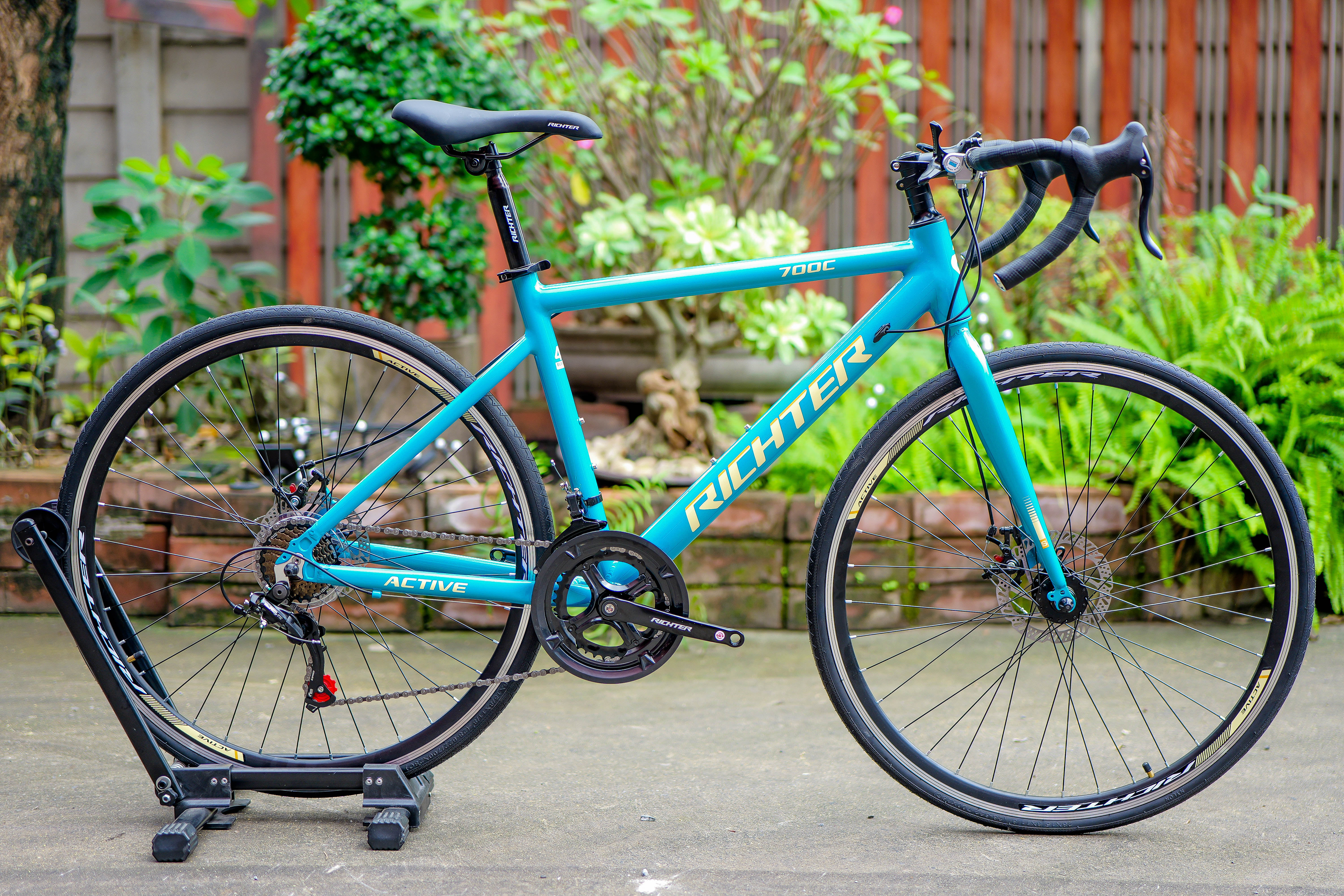 จักรยานเสือหมอบ RICHTER ACTIVE ขนาดวงล้อ 700C ไซส์ 50 สีเขียว_2