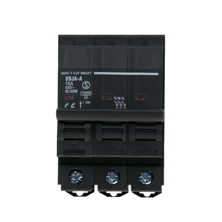 เซอร์กิตเบรกเกอร์ 16 แอมป์ 3 โพล 10KA เซฟ-ที-คัท สมาร์ท รุ่น US สีดำ_0
