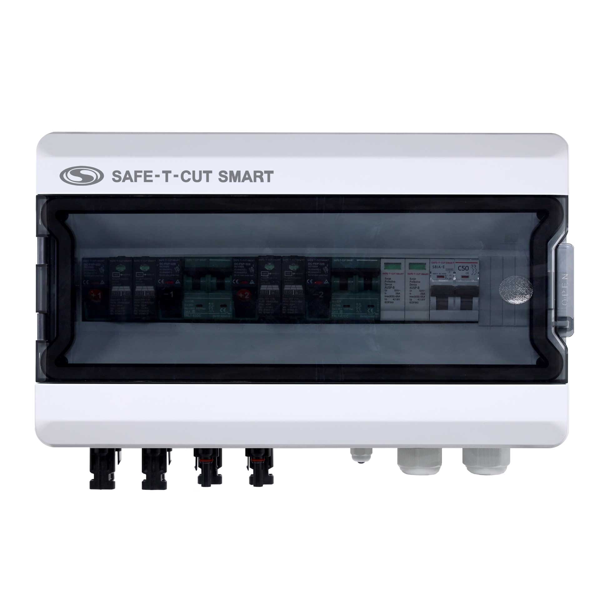 ตู้ควบคุมโซลาร์เซลล์ AC50/DC32 แบบ ONGRID 2 STRING เซฟ-ที-คัท สมาร์ท SOSAFE_1