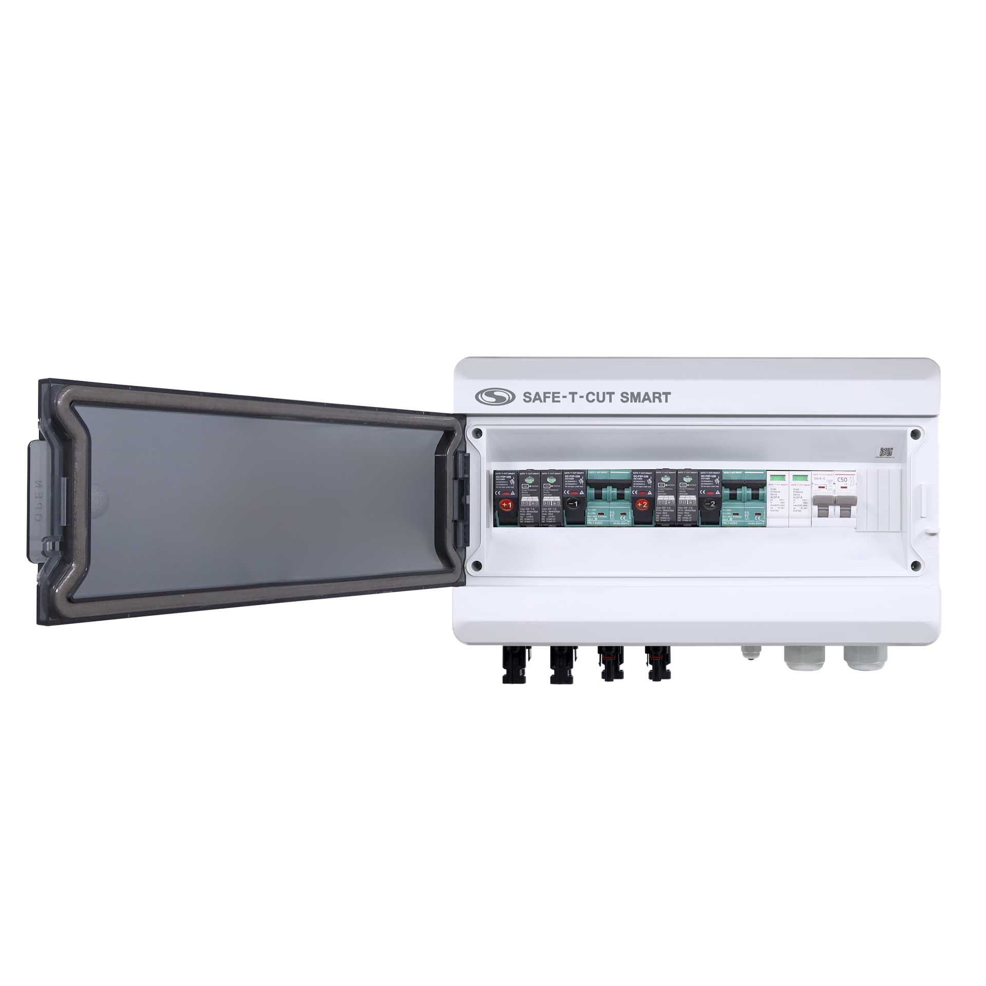 ตู้ควบคุมโซลาร์เซลล์ AC50/DC32 แบบ ONGRID 2 STRING เซฟ-ที-คัท สมาร์ท SOSAFE_2