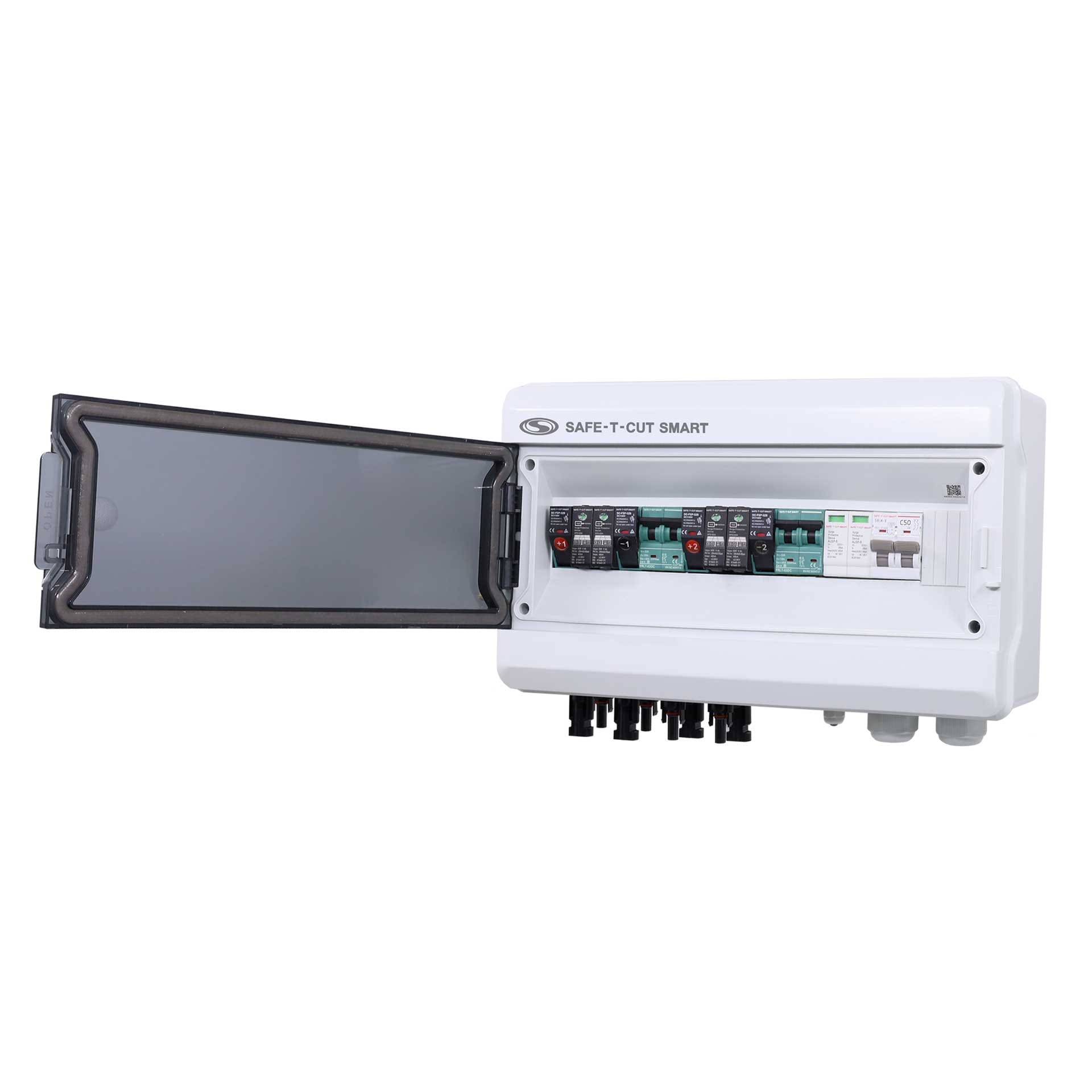 ตู้ควบคุมโซลาร์เซลล์ AC50/DC32 แบบ ONGRID 2 STRING เซฟ-ที-คัท สมาร์ท SOSAFE_4