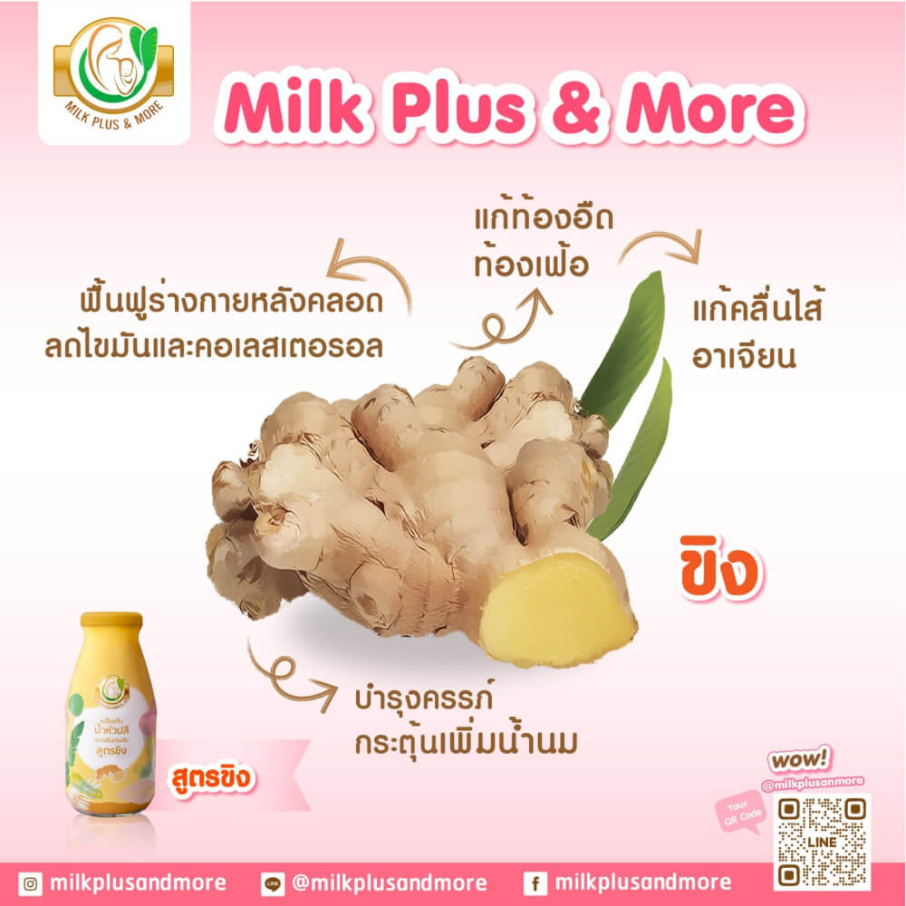 น้ำหัวปลีผสมอินทผลัม มิลค์ พลัส แอนด์ มอร์ สูตรขิง 250 มล. 12 ขวด_1