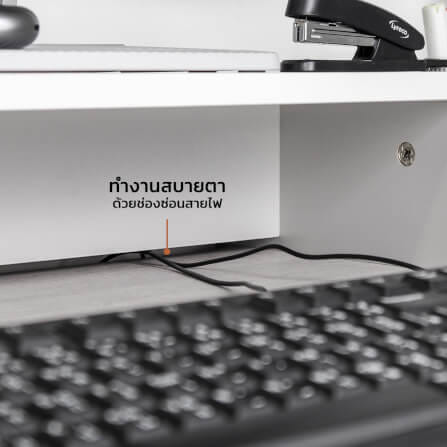 ชั้นวางจอคอม FURNIX รุ่น LINEA ไซส์ S ขนาด 50*25*12 CM สีไลท์โอ๊ค_3
