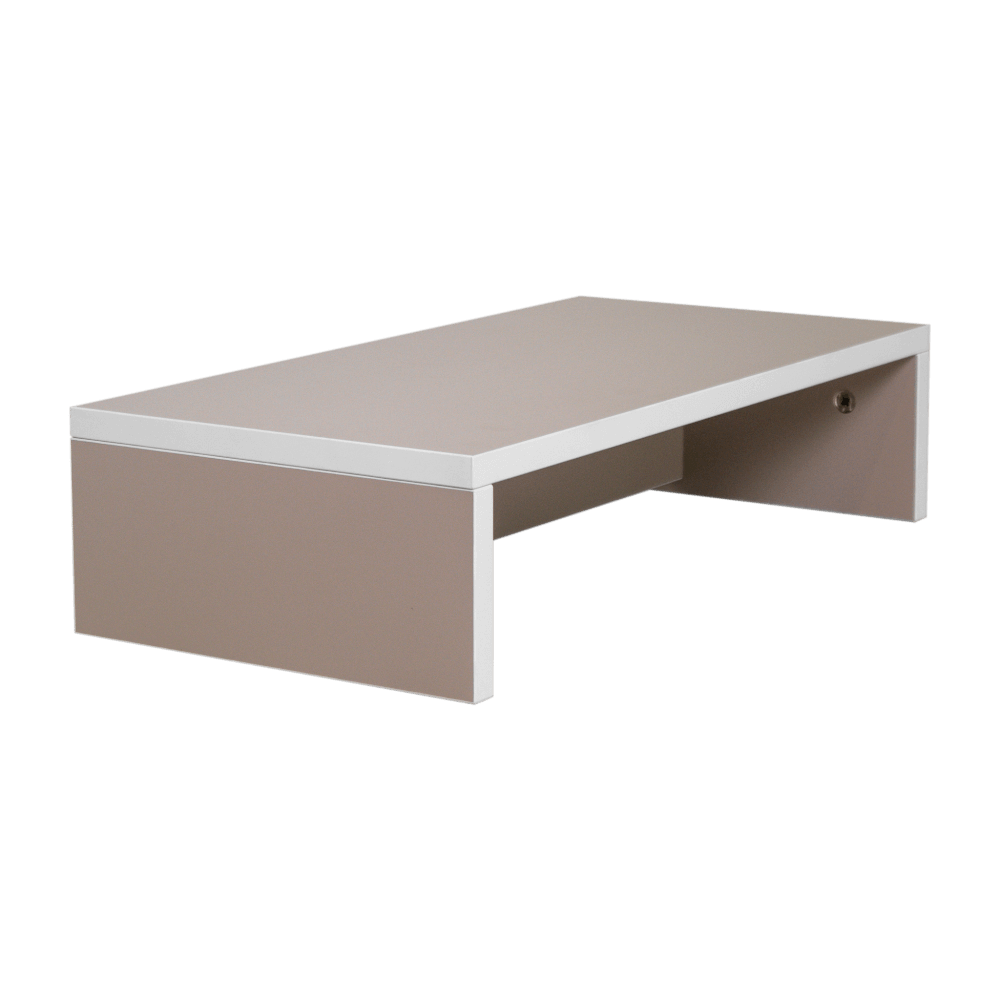 ชั้นวางจอคอม FURNIX รุ่น LINEA ไซส์ S ขนาด 50*25*12 CM สีน้ำตาล