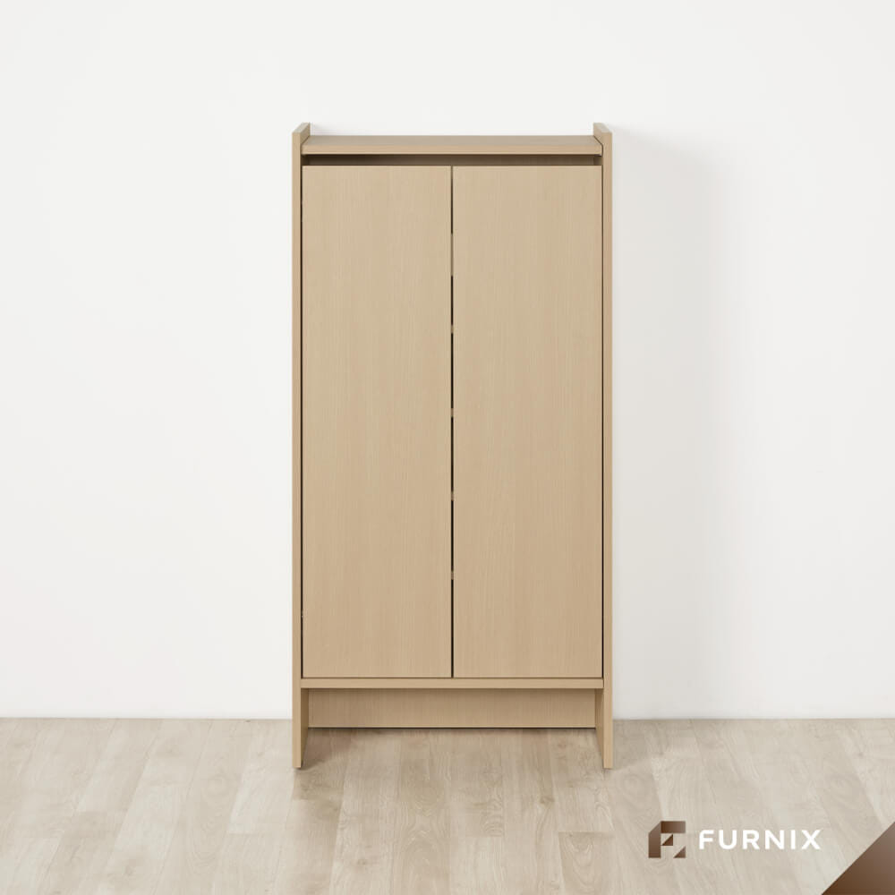 ตู้รองเท้า FURNIX รุ่น HINOKI ขนาด 60*35*120 CM สี LIGHT HINOKI_1