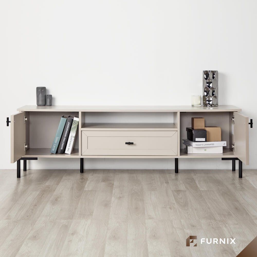 ตู้วางทีวี FURNIX รุ่น SERENE ขนาด 163*40*50 CM สีเบจ_2