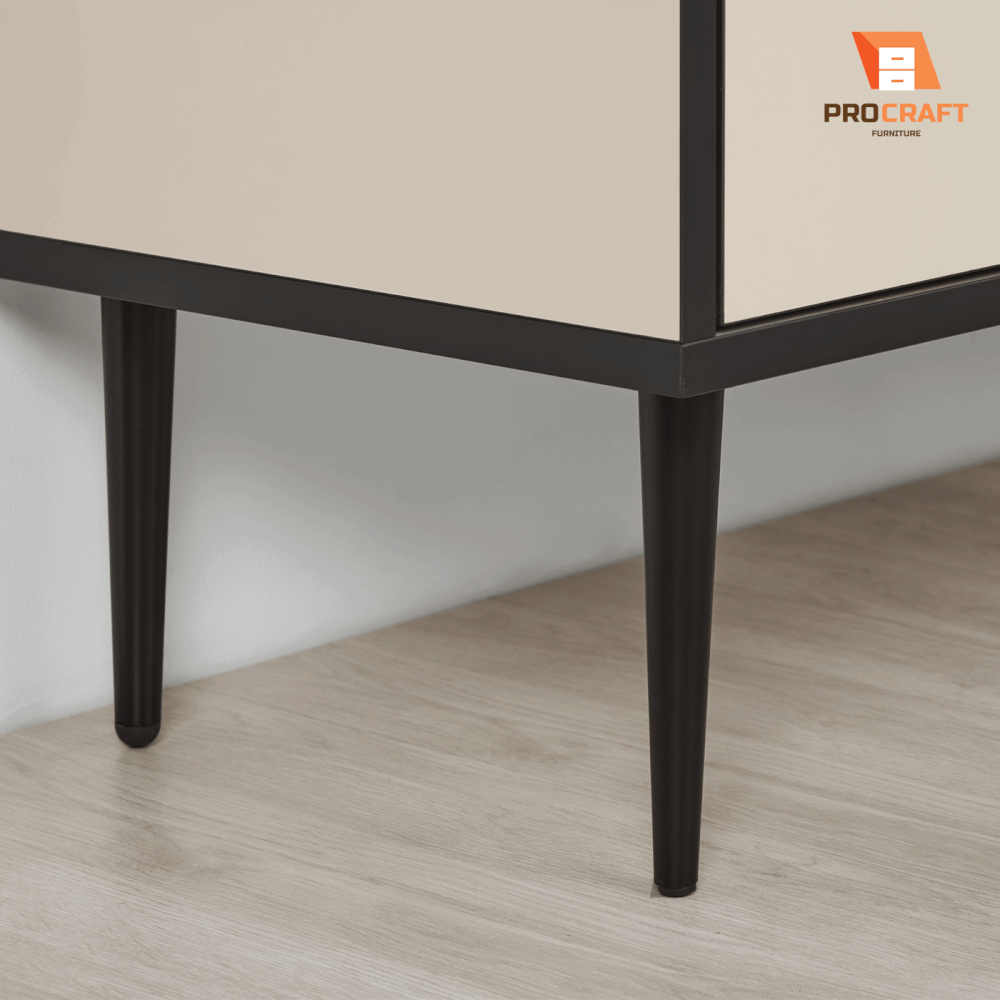 ตู้เก็บของ PROCRAFT รุ่น MONOLIT โมเดล CO3 ขนาด 160*40*85 CM สีเบจและดำ