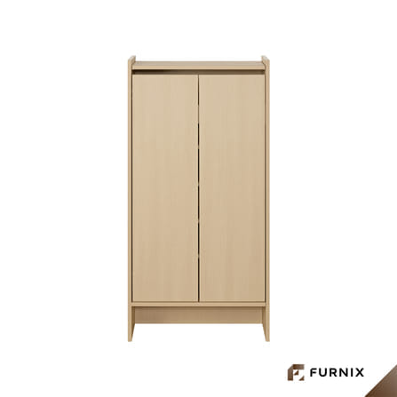 ตู้รองเท้า FURNIX รุ่น HINOKI ขนาด 60*35*120 CM สี LIGHT HINOKI_3