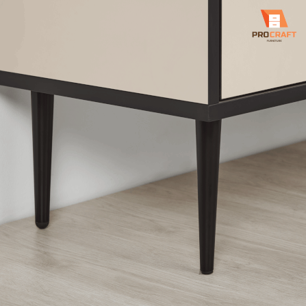 ตู้เก็บของ PROCRAFT รุ่น MONOLIT โมเดล CO3 ขนาด 160*40*85 CM สีเบจและดำ_4