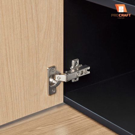 ตู้เก็บของ PROCRAFT รุ่น MASON โมเดล CO6 ขนาด 120*40*50 CM สีดำและลายไม้_5