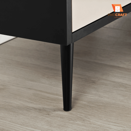 ตู้เก็บของ PROCRAFT รุ่น MONOLIT โมเดล C11 ขนาด 160*40*85 CM สีเบจและดำ_5