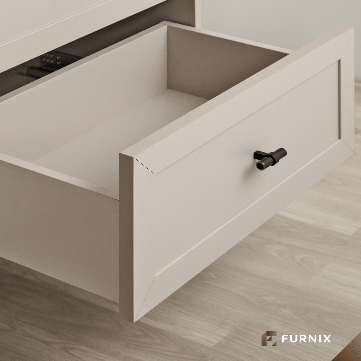 ตู้เก็บของ FURNIX รุ่น SERENE ขนาด 123*45*90 CM สีเบจ_3