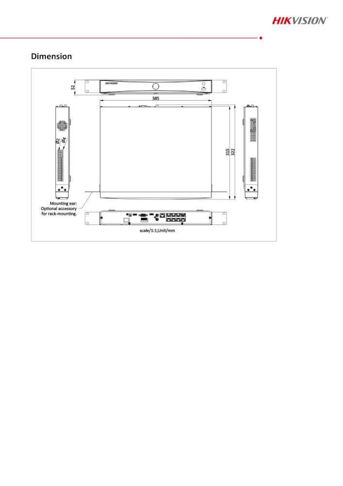 เครื่องบันทึก HIKVISION รุ่น DS-7608NXI-K2/8P รองรับกล้อง 8 ตัว แบบมีรองรับ POE และมี ACUSENSE แยกคน-รถ รองรับความละเอียด 4K_6
