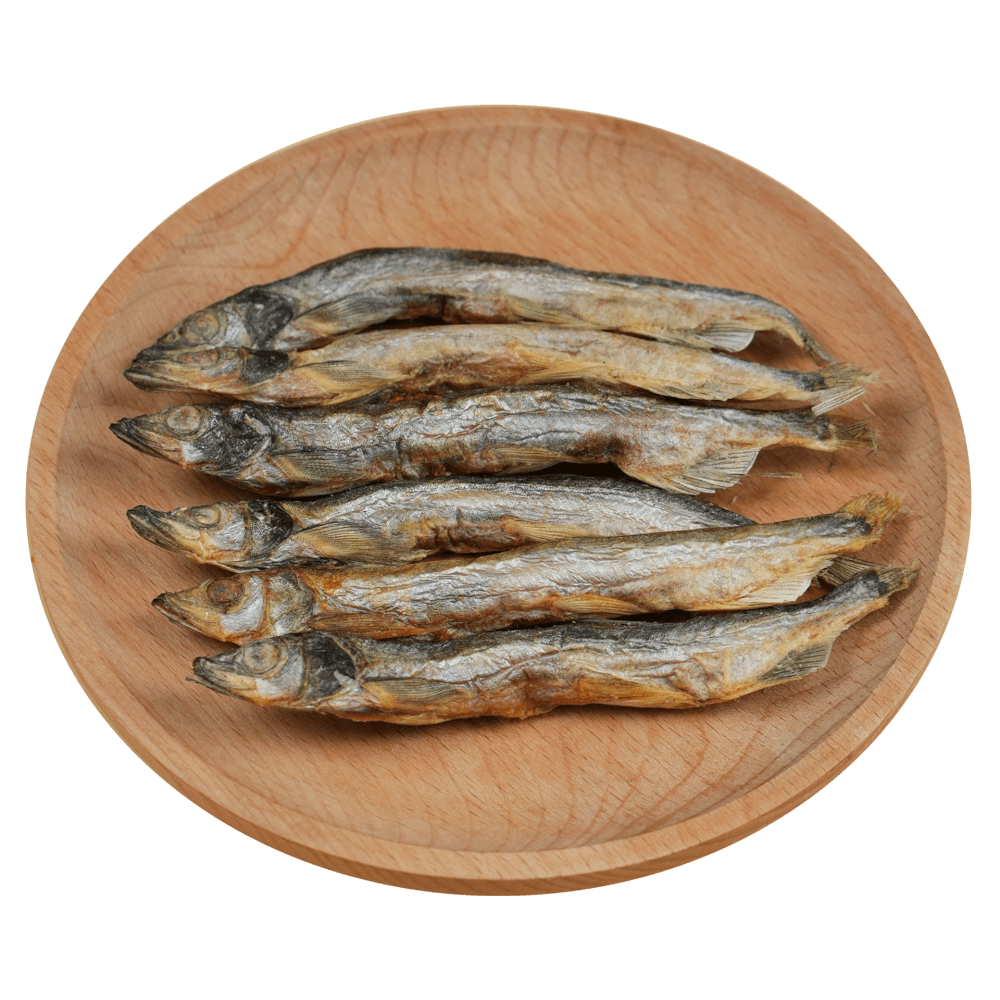 ขนมฟรีซดราย BITE OF WILD รสปลาชิชาโมะ (ปลาไข่) ขนาด 40 กรัม