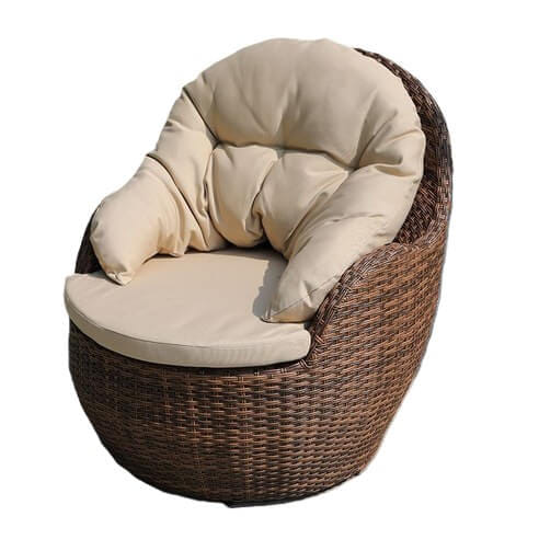 เก้าอี้เอนหลังหวายเทียม COCOLUXE รุ่น SEA REST 80 CM