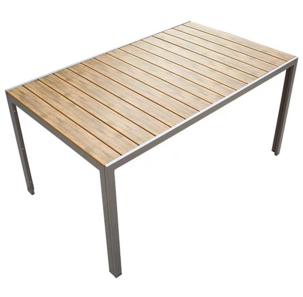 โต๊ะเหลี่ยม COCOLUXE รุ่น TETRA LINE 150 CM สีน้ำตาล_0