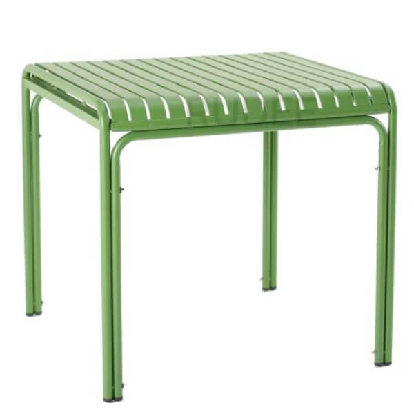 โต๊ะอะลูมิเนียม COCOLUXE รุ่น FULL AL TABLE 80 CM สีเขียว_1