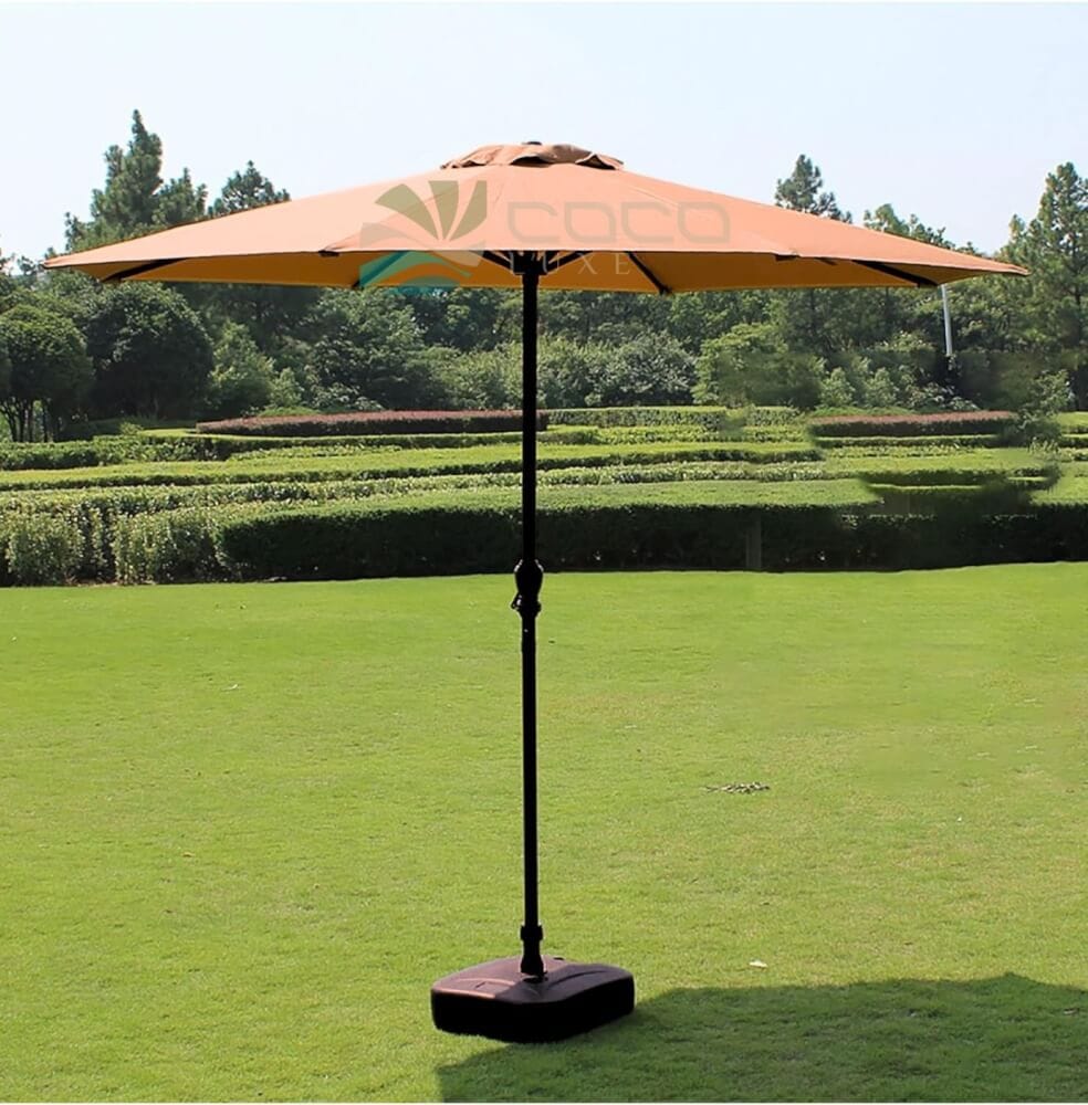 ร่มสนาม COCOLUXE SUNSHADE 270 1 LAYER KHAKI + WATER BASE_1