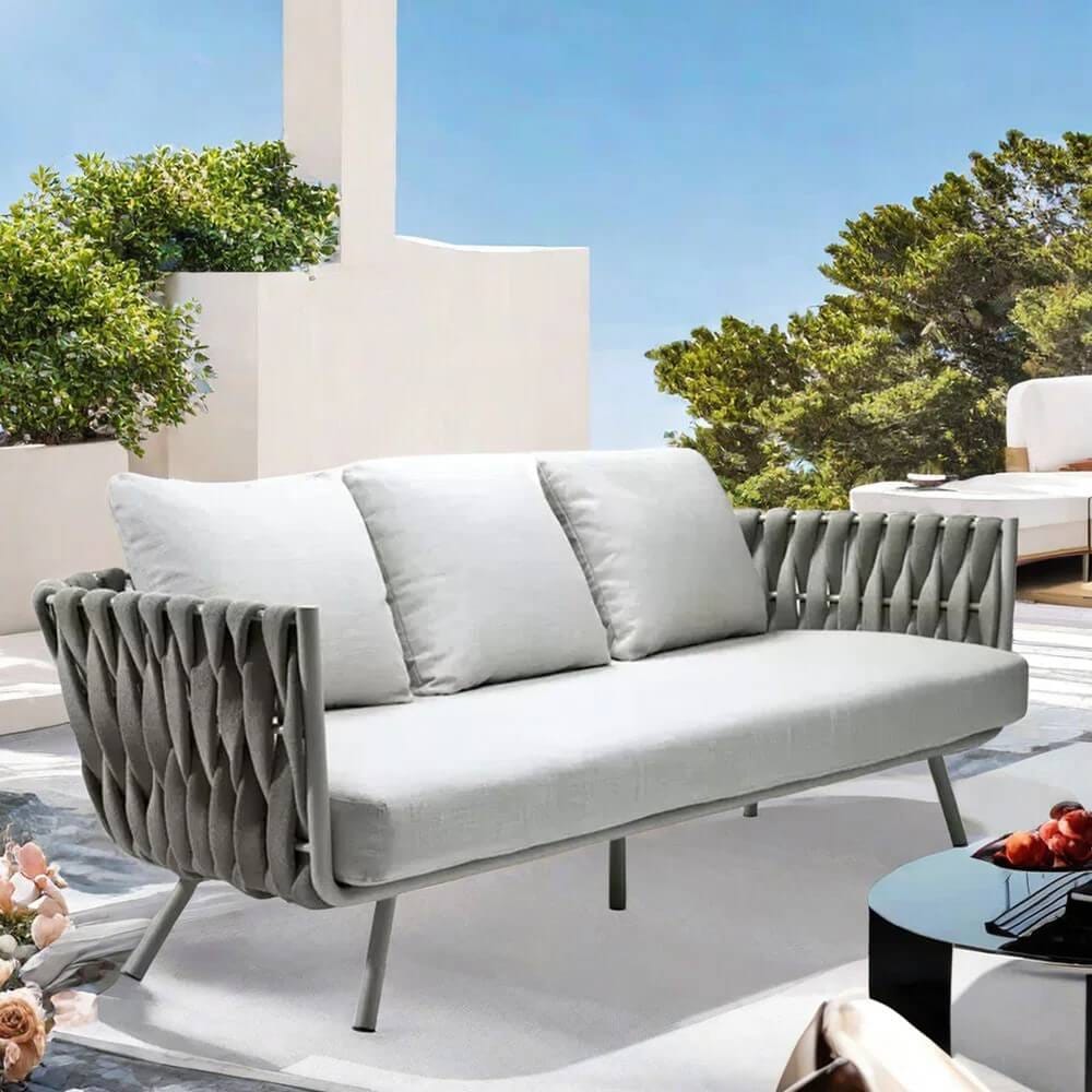 โซฟาสนาม 3 ที่นั่ง COCOLUXE CARIA ขนาด 180×65×70 ซม. สีเทา_3