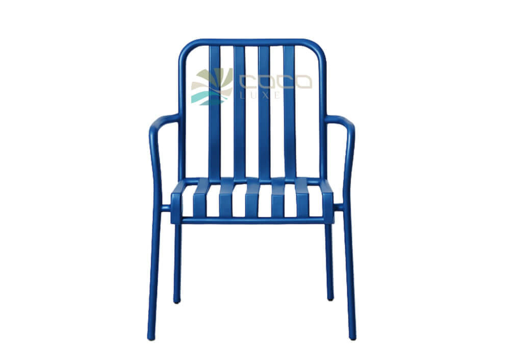 เก้าอี้อะลูมิเนียม COCOLUXE รุ่น FULL AL CHAIR สีน้ำเงิน_3