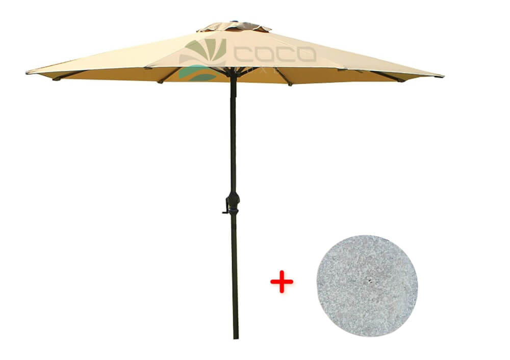 ร่มสนาม COCOLUXE SUNSHADE 270 1 LAYER CREAM + WATER BASE_3