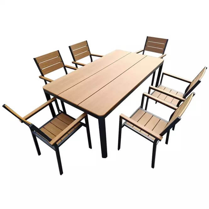 เก้าอี้มีที่วางแขน COCOLUXE รุ่น PINA CHAIR สีน้ำตาล/ดำ_4