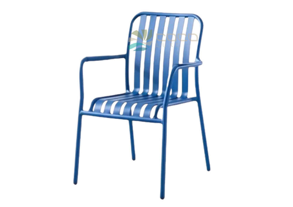 เก้าอี้อะลูมิเนียม COCOLUXE รุ่น FULL AL CHAIR สีน้ำเงิน_4