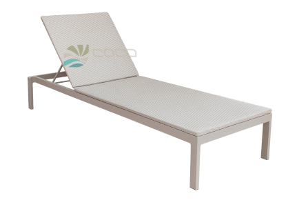 เตียงริมสระหวายเทียม COCOLUXE AQUA BREEZE RATTAN CREAM