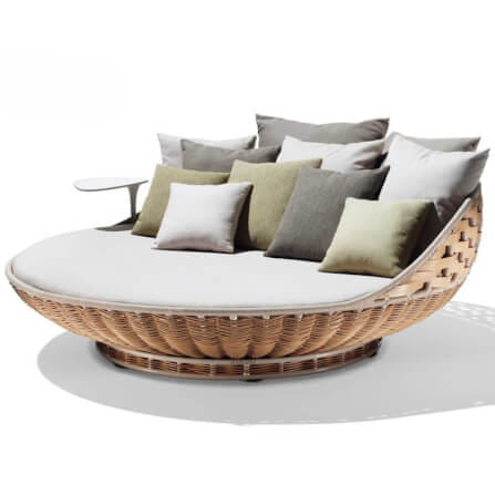เตียงพักผ่อน COCOLUXE SEA SHELL  195X100 ซม.  สีไม้/น้ำตาล_0