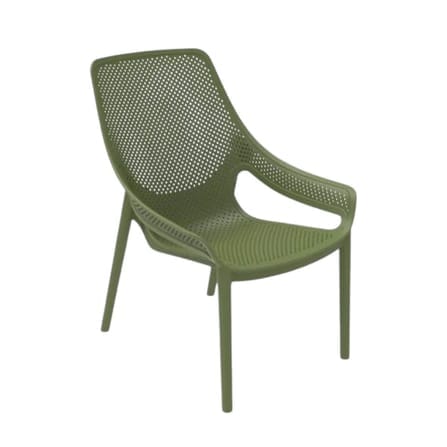 เก้าอี้พลาสติก 1 ที่นั่ง COCOLUXE รุ่น SMDOT LONG สี GRASSGREEN_0