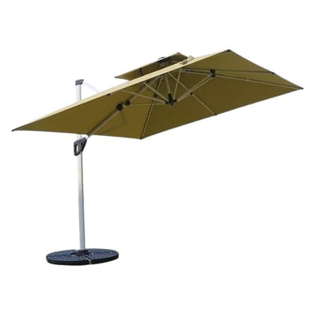 ร่มสนาม COCOLUXE SUNSHADE SIDE 300 2 LAYER KHAKI + WATER BASE_0