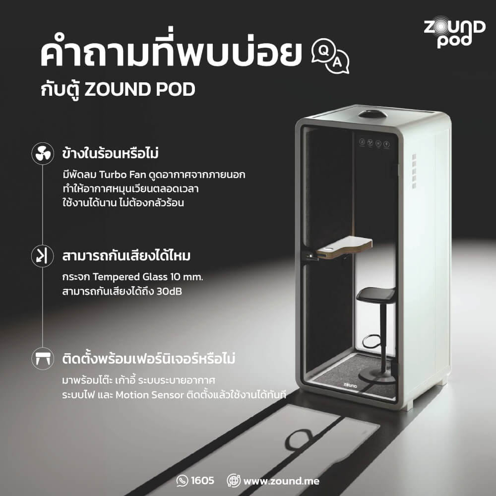 ตู้เก็บเสียงสำเร็จรูป ZOUND รุ่น SR SERIES SIZE S | WHITE_3