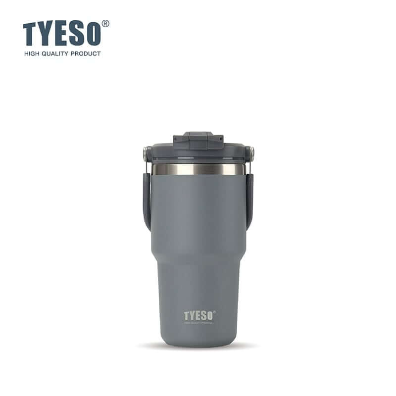 แก้วเก็บความเย็น TYESO รุ่น NEW CAP 600 มล (GRAY)