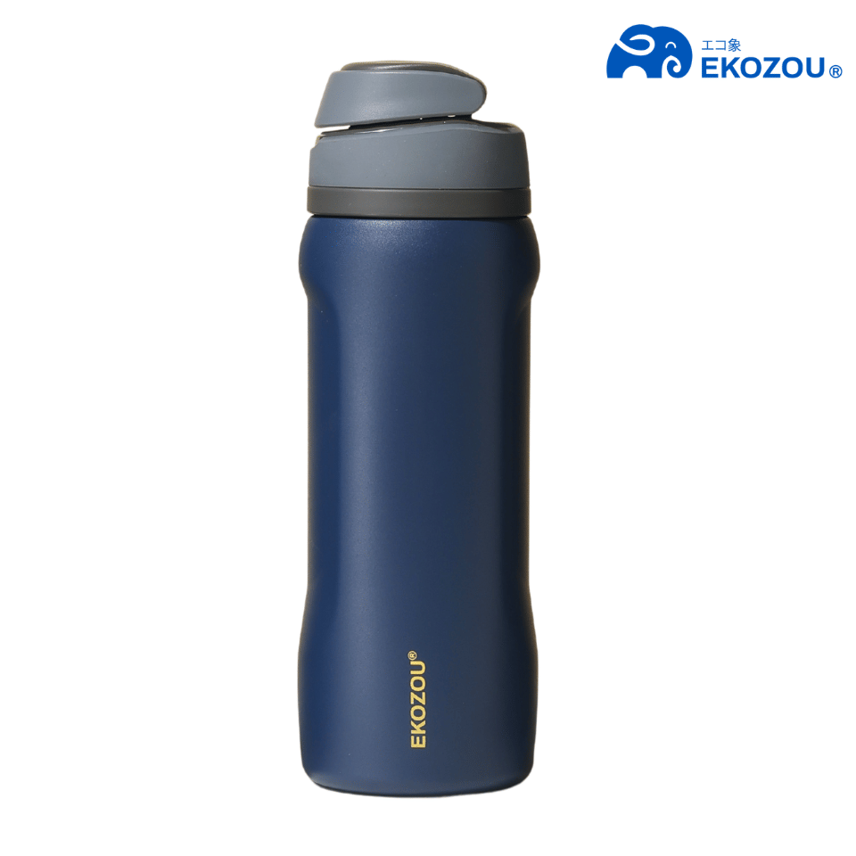ขวดน้ำเก็บความเย็น เคลือบเซรามิก EKOZOU รุ่น EKO POPSIP – STEALTH SERIES 1000 มล (NAVY OPS BLUE)_1