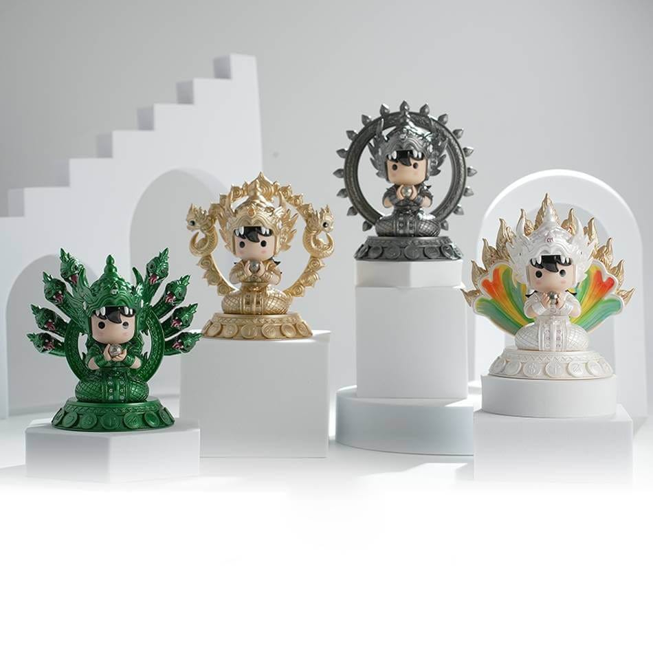 อาร์ตทอย ชุดนาคาจตุมงคล LUCKY NAGA BOX SET 4 ตัว