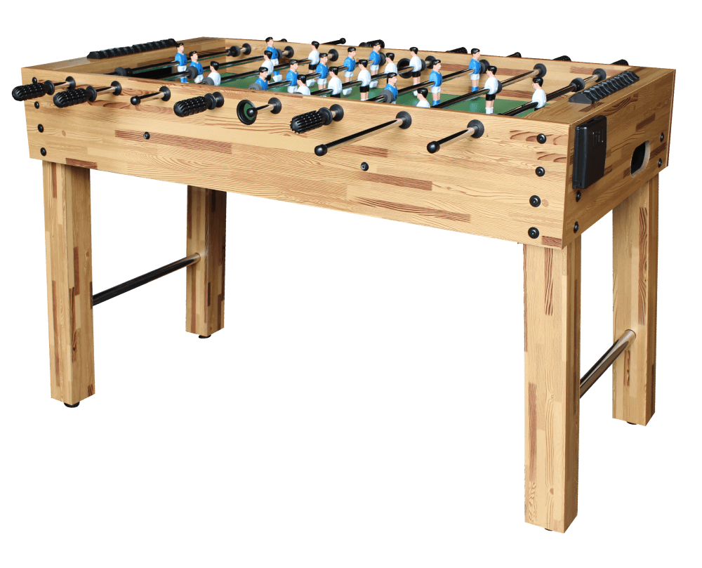 โต๊ะโกล์ โต๊ะฟุตบอลมือหมุน POOL BILLIARD รุ่น V.3 ลายไม้_0