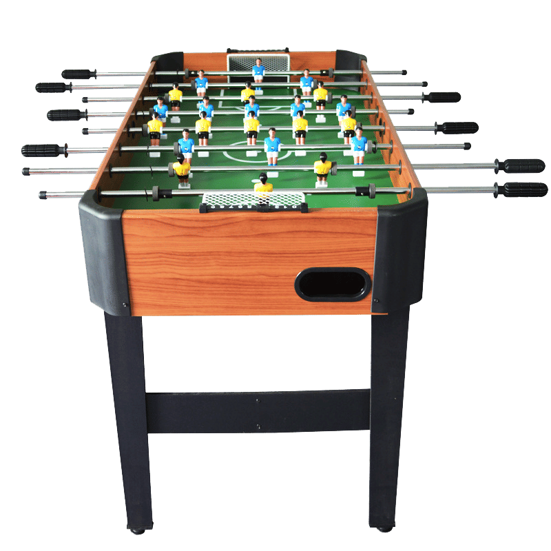 โต๊ะโกล์ โต๊ะฟุตบอลมือหมุน POOL BILLIARD รุ่น V.2 ลายไม้
