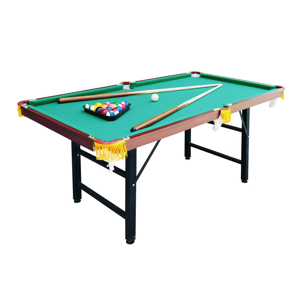 โต๊ะพูลพับได้ POOL BILLIARD รุ่น V.20 ขนาด 5 ฟุต สักหลาดสีเขียว