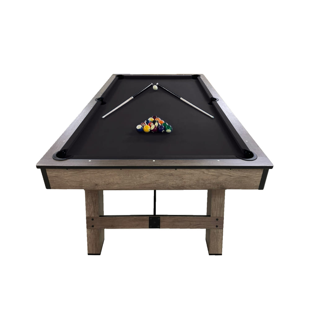 โต๊ะพูล POOL BILLIARD V.4 ขนาด 8 ฟุต สักหลากสีดำ