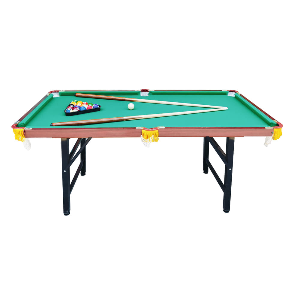 โต๊ะพูลพับได้ POOL BILLIARD รุ่น V.20 ขนาด 5 ฟุต สักหลาดสีเขียว